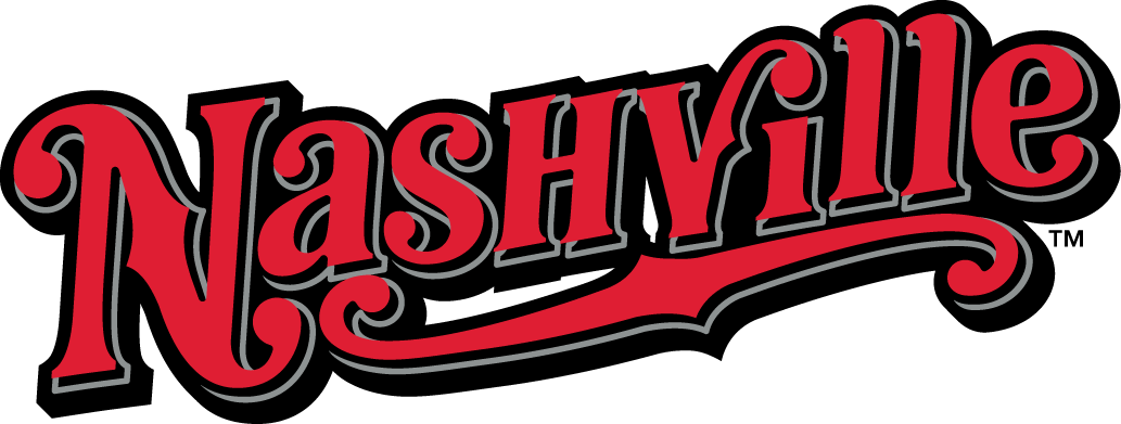 Nashville Sounds 2015-2018 Wordmark Logo 2 vinyl decal